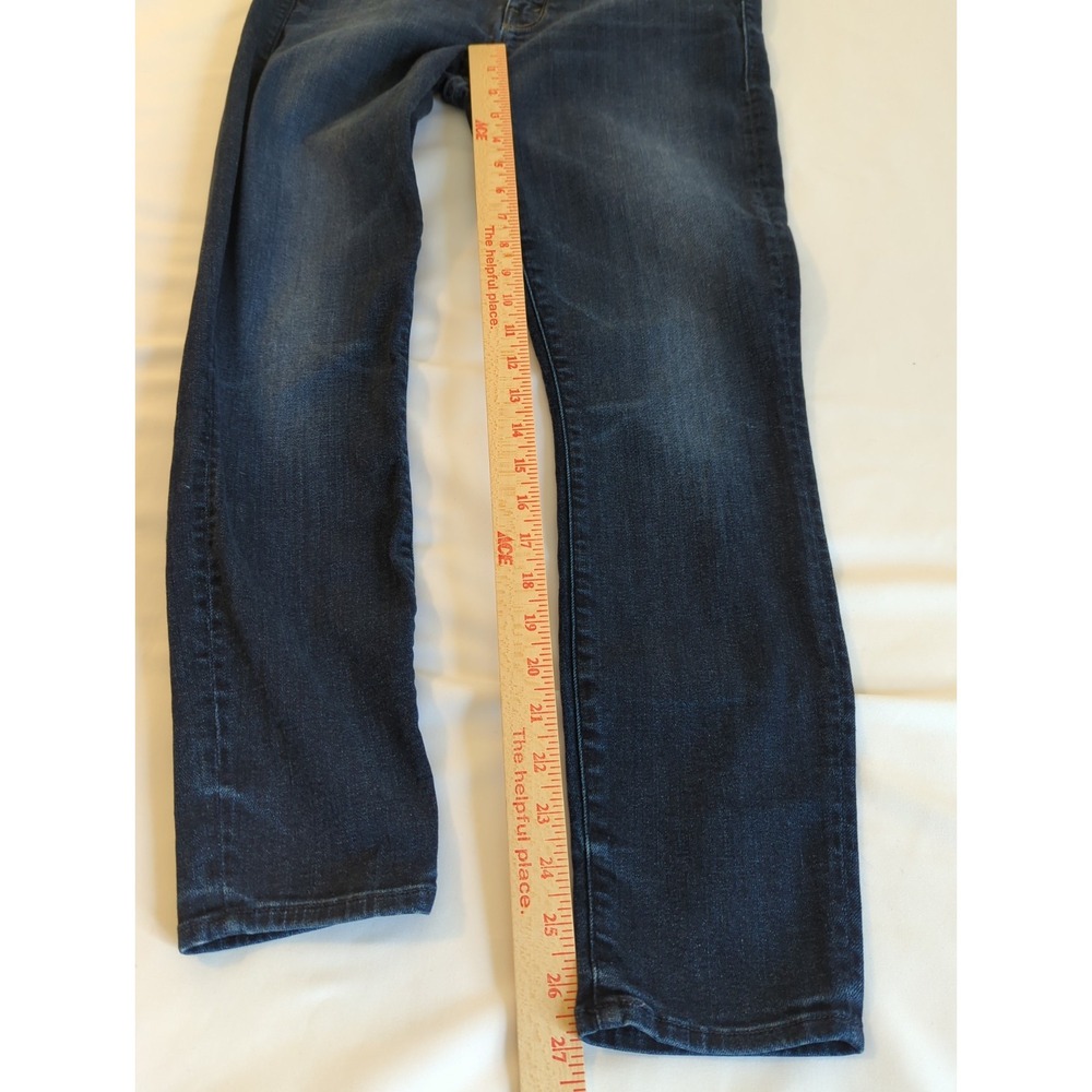Mother The Looker Crop Jeans 29 Indigo Ink & Paper Easy Chic Boho Appeal - Picture 8 of 9